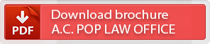 Download A.C. POP LAW OFFICE brochure